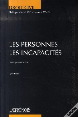 Capa do artigo Les Personnes ; Les Incapacités (3e Édition)