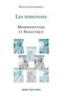 Les Personnes ; Morphosyntaxe Et Sémantique - Preview