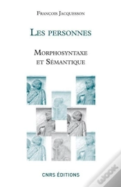 Capa do artigo Les Personnes ; Morphosyntaxe Et Sémantique