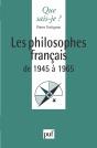 Les Philosophes Français De 1945 À 1965 - Preview