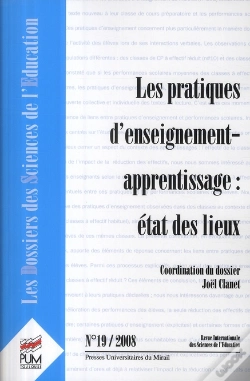 Capa do artigo Les Pratiques D'Enseignement-Apprentissage : État Des Lieux