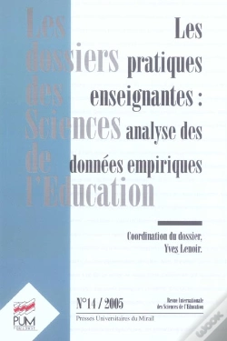 Capa do artigo Les Pratiques Enseignantes : Analyse Des Donnees Empiriques