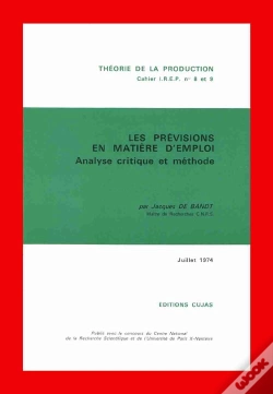 Capa do artigo Les Prévisions En Matière D'Emploi