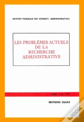 Capa do artigo Les Problèmes Actuels De La Recherche Administrative
