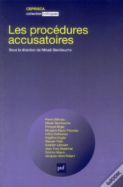 Capa do artigo Les Procedures Accusatoires