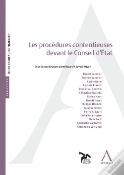 Capa do artigo Les Procédures Contentieuses Devant Le Conseil D'État