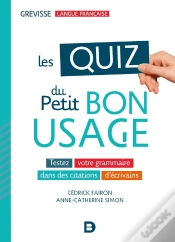 Capa do artigo Les Quiz Du Petit Bon Usage ; Testez Votre Grammaire Dans Des Citations D