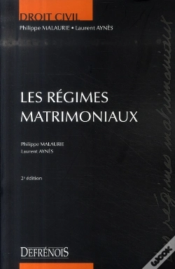 Capa do artigo Les Régimes Matrimoniaux (2e Édition)