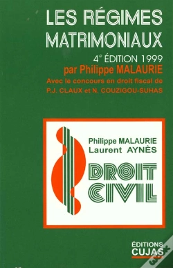 Capa do artigo Les Regimes Matrimoniaux ; 4e Edition
