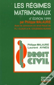 Capa do artigo Les Regimes Matrimoniaux ; 4e Edition
