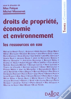 Capa do artigo Les Ressources En Eau - Droits De La Propriete, Economie Et Environnement