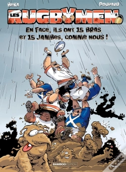 Capa do artigo Les Rugbymen Tome 8 : En Face, Ils Ont 15 Bras Et 15 Jambes, Comme Nous !