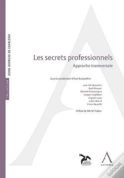 Capa do artigo Les Secrets Professionnels ; Approche Transversale