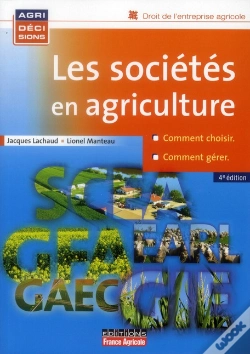 Capa do artigo Les Sociétés En Agriculture (4e Édition)