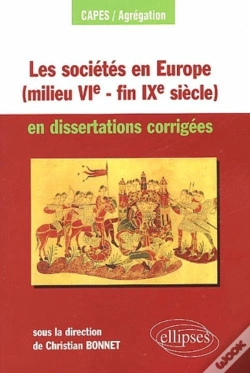 Capa do artigo Les Sociétés En Europe (Milieu Vie - Fin Ixe Siècle) En Dissertations Corrigées