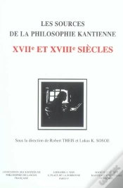 Capa do artigo Les Sources De La Philosophie Kantienne : Xviie Et Xviiie Siècles