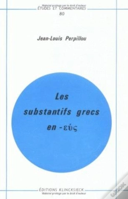 Capa do artigo Les Substantifs Grecs En -Eus