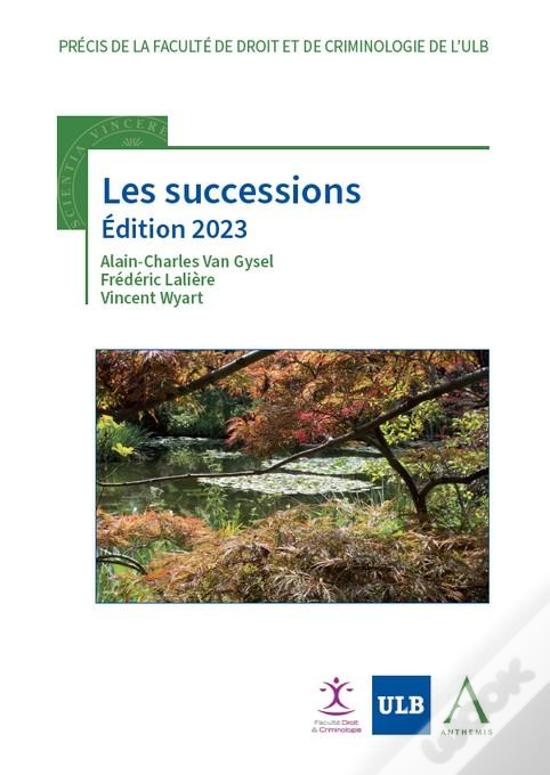 Les Successions Edition 2023 de Van Gysel/Laliere Livro WOOK
