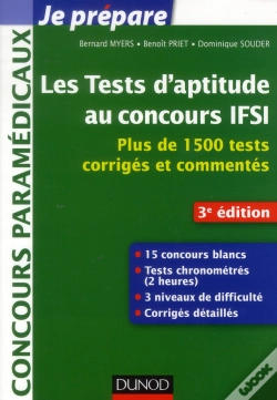 Capa do artigo Les Tests D'Aptitude Aux Concours D'Entree En Ifsi - 3e Ed. - Comme Si Vous Y Etiez