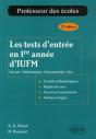 Les Tests D'Entrée En 1re Année D'Iufm - 3e Édition - Preview
