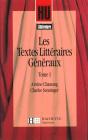 Les Textes Litteraires Generaux T.1 - Preview