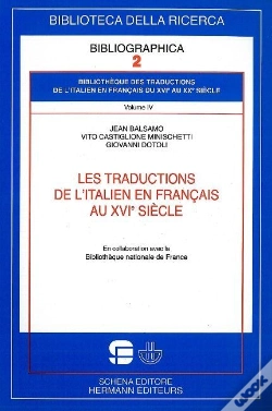 Capa do artigo Les Traductions De L'Italien En Français Au Xvie Siècle