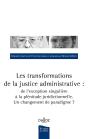 Les Transformations De La Justice Administrative - Un Changement De Paradigme ? - Preview