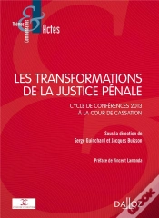 Capa do artigo Les Transformations De La Justice Pénale