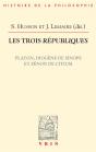 Les Trois Républiques : Platon, Diogène De Sinope Et Zénon De Citium - Preview