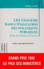 Les Usagers Dans L'Évaluation  Des Politiques Publiques - Preview