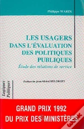 Les Usagers Dans L'Évaluation  Des Politiques Publiques