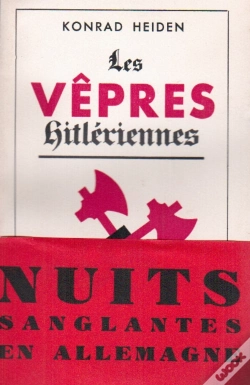 Capa do artigo Les Vêpres Hitlériennes