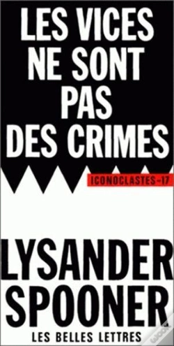 Capa do artigo Les Vices Ne Sont Pas Des Crimes. : Une Revendication De Liberté Morale.
