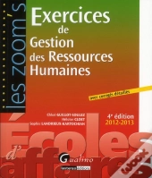 Les Zoom'S- Exercices De Gestion Des Ressources Humaines Avec Corriges Detailles - 4e Edition