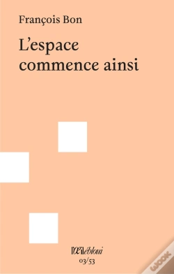 Capa do artigo L'Espace Commence Ainsi