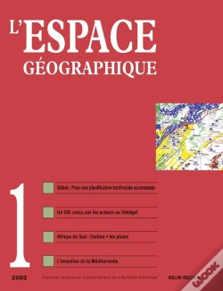 Capa do artigo L'Espace Geographique