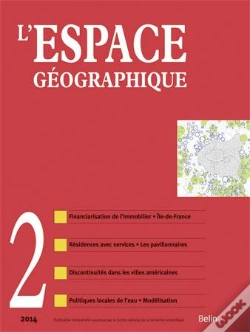 Capa do artigo L'Espace Geographique