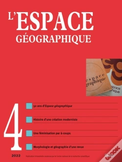 Capa do artigo L'Espace Geographique