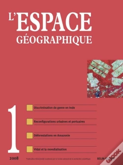 Capa do artigo L'Espace Gèographique N°1 : Mars-08