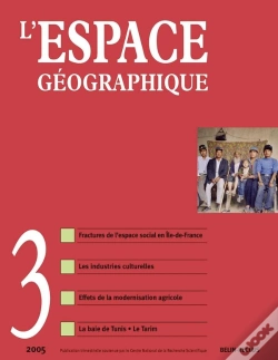 Capa do artigo L'Espace Geographique Tome 3 : (Édition 2005)
