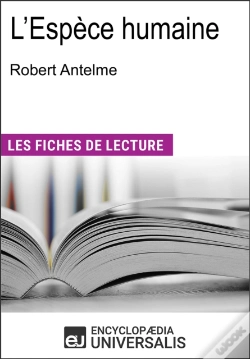 Capa do artigo L'Espece Humaine De Robert Antelme