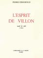 L'Esprit De Villon : Étude De Style - Preview