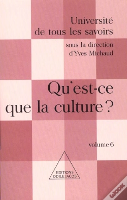 Capa do artigo L'Esprit Du Temps T.6 ; Qu'Est-Ce Que La Culture ; Universite De Tous Les Savoirs