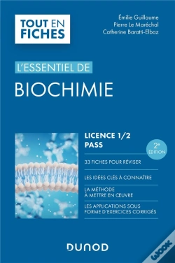 Capa do artigo L'Essentiel De Biochimie ; Licence 1 / 2 / Pass (2e Édition)