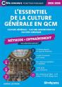 L'Essentiel De La Culture Générale En Qcm : Méthode + Entraînement ; Catégories A, B Et C (Édition 2025/2026) - Preview