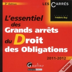 Capa do artigo L'Essentiel De La Jurisprudence Civile : Les Obligations 3eme Edition