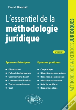 Capa do artigo L'Essentiel De La Méthodologie Juridique (5e Édition)