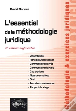 Capa do artigo L'Essentiel De La Methodologie Juridique Cas Pratique Commentaire D 'Arret Note De Synthese 2e Edition.