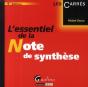 L'Essentiel De La Note De Synthèse (5e Édition) - Preview
