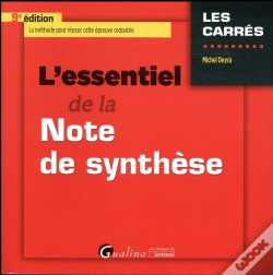 Capa do artigo L'Essentiel De La Note De Synthese 9eme Edition